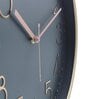 Tic Toc Black & Gold Plastic Wall Clock