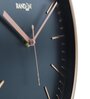 Tic Toc Black & Gold Plastic Wall Clock