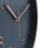 Tic Toc Black & Gold Plastic Wall Clock
