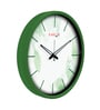 Tic Toc Green & White Plastic Wall Clock