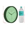 Tic Toc Green Plastic Wall Clock