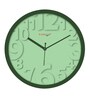 Tic Toc Green Plastic Wall Clock