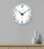 Tic Toc Multicolour Plastic Wall Clock