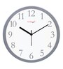 Tic Toc Grey & White Plastic Wall Clock