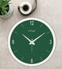 Tic Toc Green Plastic Wall Clock
