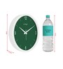 Tic Toc Green Plastic Wall Clock
