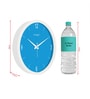 Tic Toc Blue Plastic Wall Clock