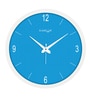 Tic Toc Blue Plastic Wall Clock