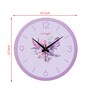 Tic Toc Purple Plastic Wall Clock