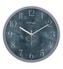 Tic Toc Silver & Grey Plastic Wall Clock
