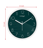 Tic Toc White Plastic 11 Inches Decorative Wall Clock