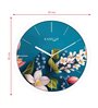 Tic Toc Multicolour Plastic Wall Clock