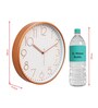 Tic Toc White Plastic Wall Clock