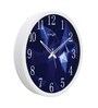 Tic Toc Blue & White Plastic Wall Clock