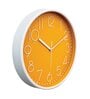 Tic Toc Yellow & White Plastic Wall Clock