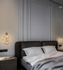 Tiered Crystal White LED Pendant Light with 3 Color Modes
