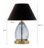 Tiered Smoke Luster Glass Table Lamp