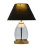 Tiered Smoke Luster Glass Table Lamp