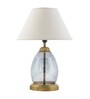 Tiered Smoke Luster Glass Table Lamp