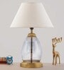 Tiered Smoke Luster Glass Table Lamp