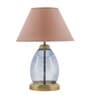 Gerard Customized Cotton Fabric Shade Night Lamp With Metal & Glass Base