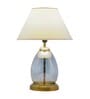 Tiered Smoke Luster Glass Table Lamp