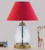 Tiered Smoke Luster Glass Table Lamp