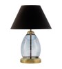 Tiered Smoke Luster Glass Table Lamp