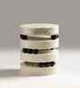 Tierra White Marble End Table In White Finish