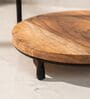 Tierra Multipurpose Serveware Acacia Wood & Metal 2-Tier Serving Stand