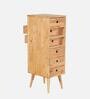 Tierra Solid Wood Chest Of Drawers In Natural Finish
