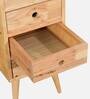 Tierra Solid Wood Chest Of Drawers In Natural Finish
