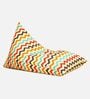 Tierra XXXL Printed Bean Bag With Beans In Multicolour
