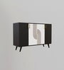 Tigris  Sideboard In Black & White Finish