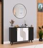 Tigris  Sideboard In Black & White Finish