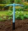 Blue And Black Ergonomic Heavy Duty Manual Garden Tiller