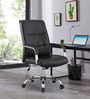Tillie Leatherette Executive Chair in Black Colour