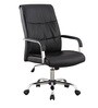 Tillie Leatherette Executive Chair in Black Colour