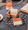Timber & Stone Coasters with Holder (Set of  4)