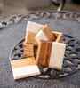 Timber & Stone Coasters with Holder (Set of  4)