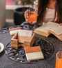 Timber & Stone Coasters with Holder (Set of  4)