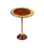 Timber's Aurum End Table In Brown & Gold Finish