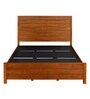 Timberland Solid Wood Queen Size Bed in Wenge Finish