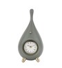 Time Drop In Green Gold Clock