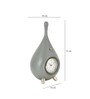 Time Drop In Green Gold Clock