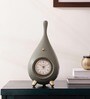 Time Drop In Green Gold Clock