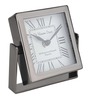 Time's Canvas ( Medium ) Black Iron Table Clock