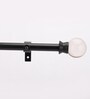 Timeless 19mm Iron Curtain Rod with Glass Finial