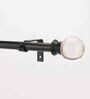 Timeless 19mm Iron Curtain Rod with Glass Finial