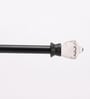 Timeless 19 mm Iron Curtain Rod with Glass Finial